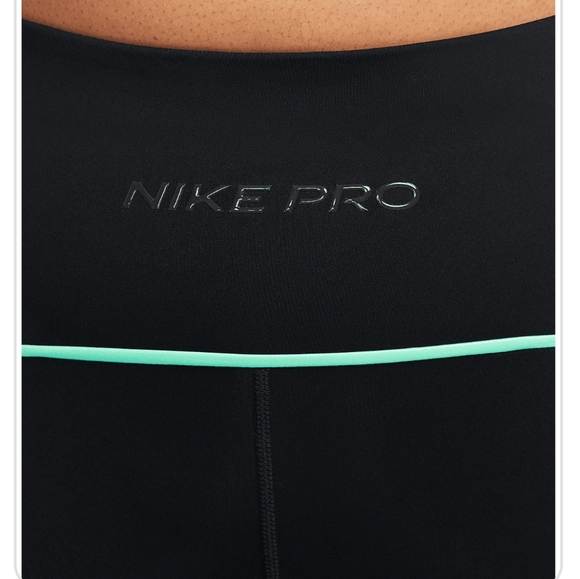NWT Women's Plus size 1X Nike Pro dri-fit 7/8 leggings - Picture 4 of 6